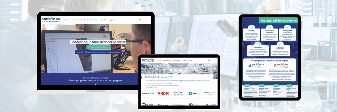 bandeau newsletter communication santenov